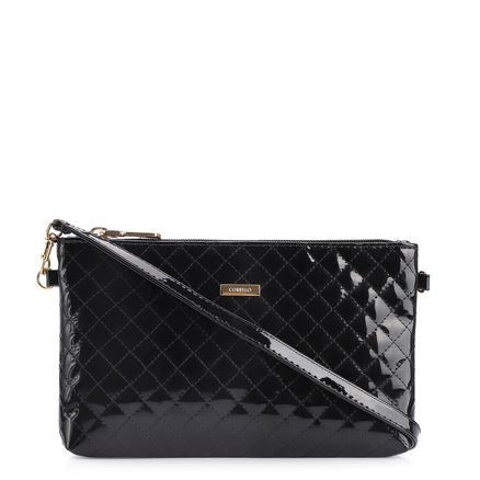 Bolsa Transversal - Verniz Preto