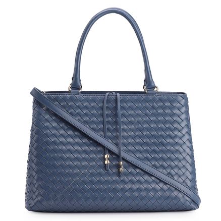 Bolsa Tote - Couro Azul