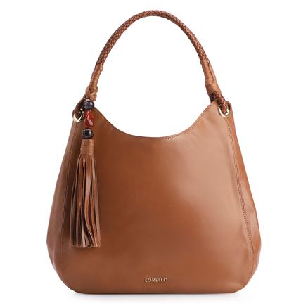 Bolsa Hobo - Couro Marrom