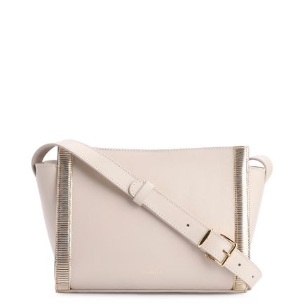 Bolsa Transversal - Couro Off White