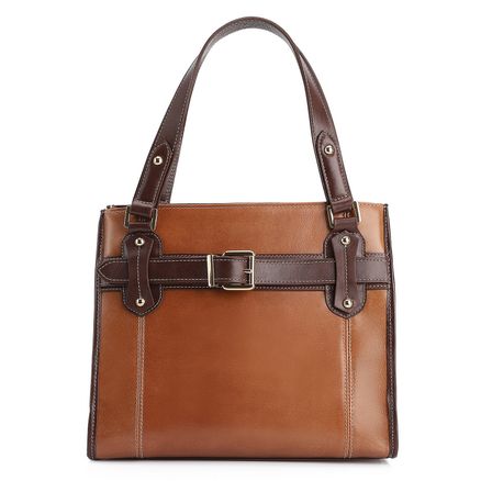 Bolsa Tote - Couro Marrom