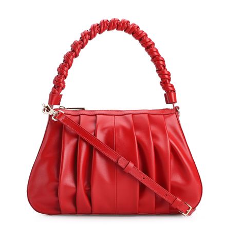 Bolsa De Ombro - Couro Vermelho