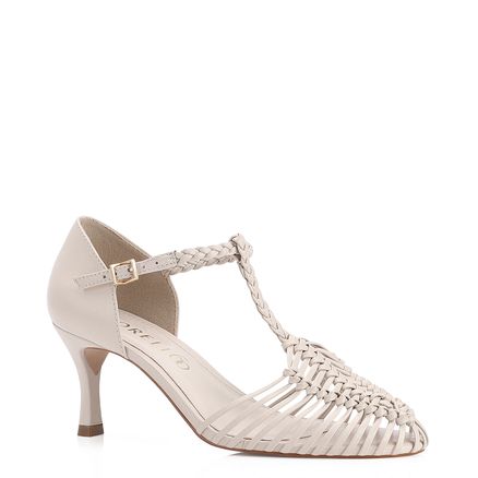 Scarpin - Couro Off White