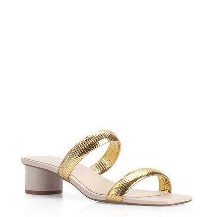 Mule - Alt Off White/Alt Dourado