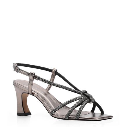 Sandália Strass - Alt Prata