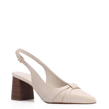 Scarpin - Couro Off White