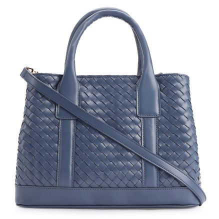 Bolsa Tote - Couro Azul