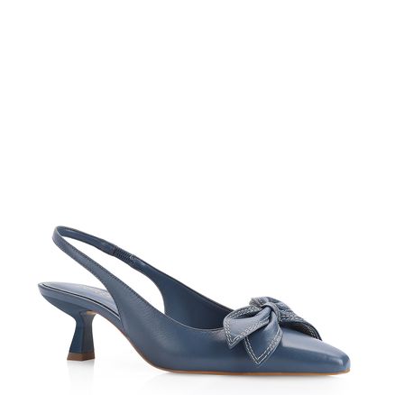 Scarpin - Couro Azul