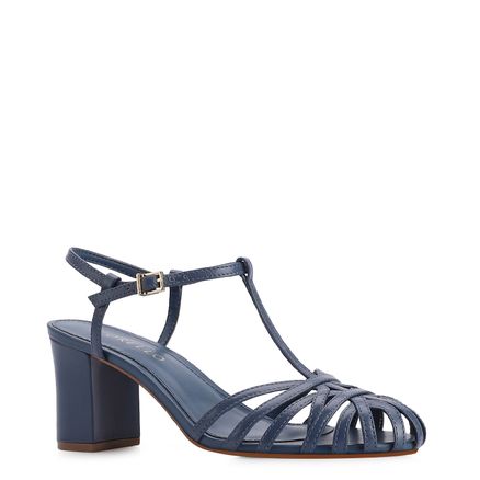 Scarpin - Couro Azul