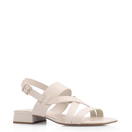Sandália - Couro Off White
