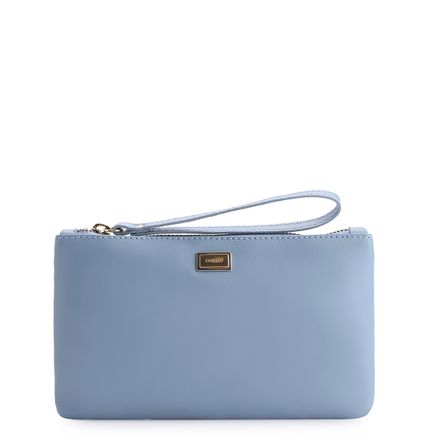 Bolsa Pequena - Couro Azul Claro
