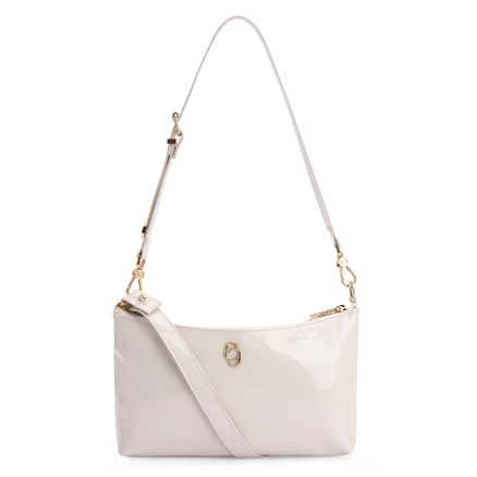 Bolsa De Ombro - Verniz Off White