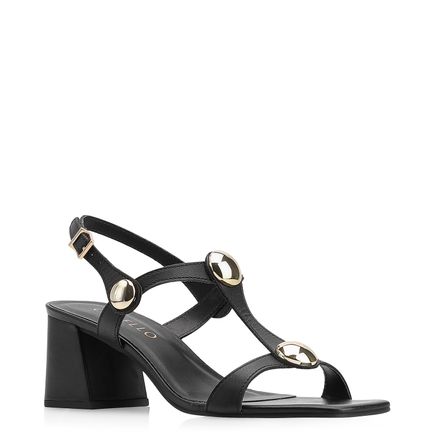 Sandália - Couro Preto