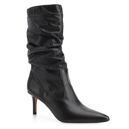 Bota Franzida - Couro Preto