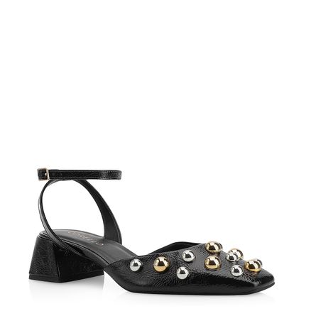 Scarpin Esferas - Verniz Preto