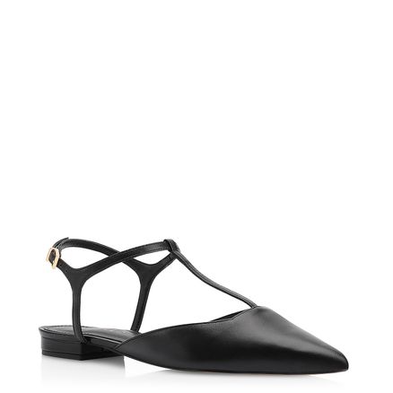 Sapatilha - Couro Preto