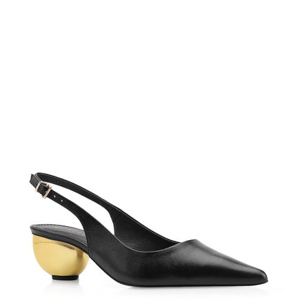 Scarpin - Couro Preto