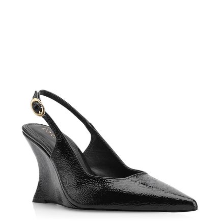 Scarpin Anabela - Verniz Preto