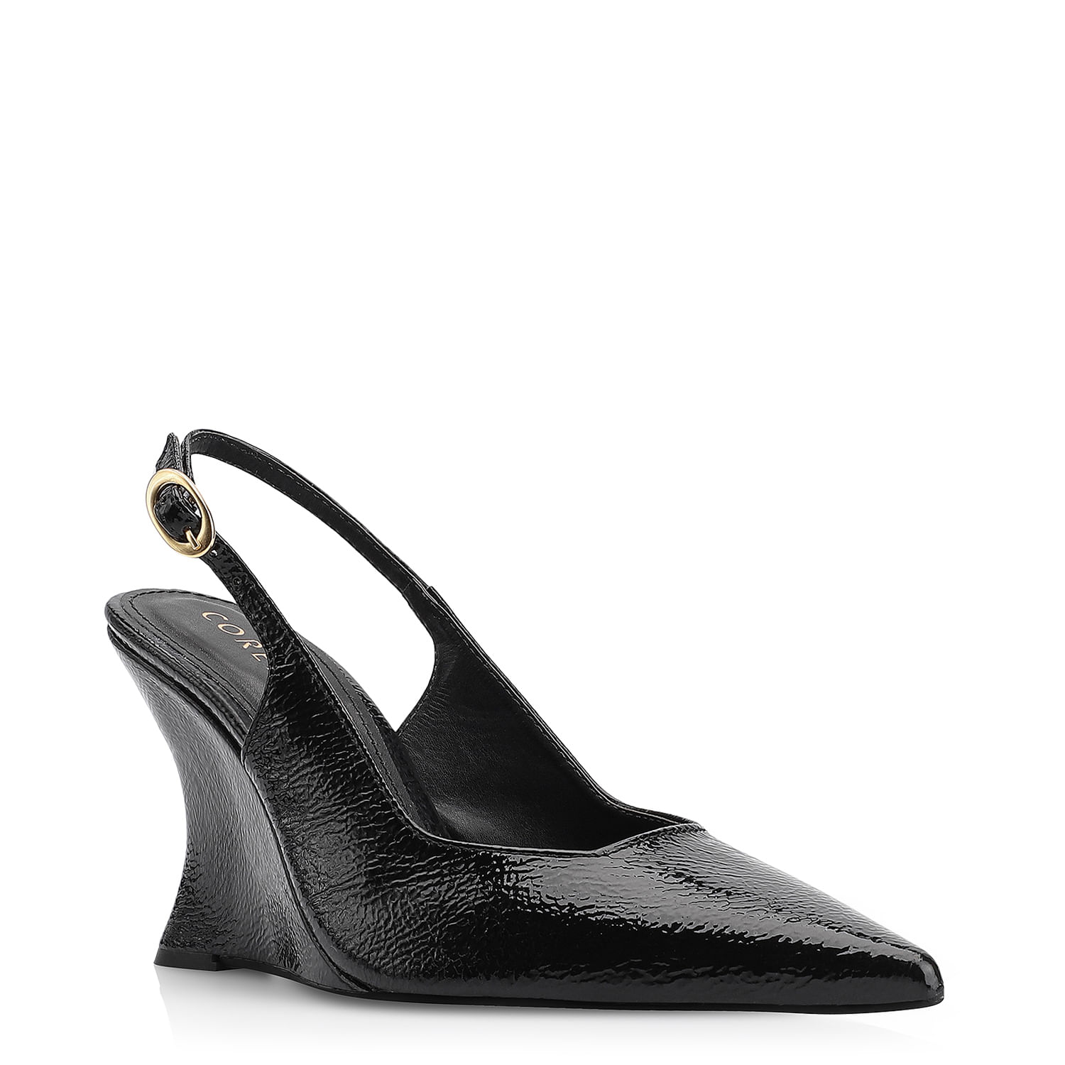 Sapato Feminino Scarpin Anabela Bico Fino Bico Fino Scarpin Chanel