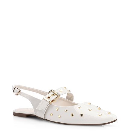 Sapatilha - Verniz Off White