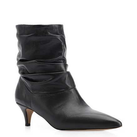Bota Franzida - Couro Preto