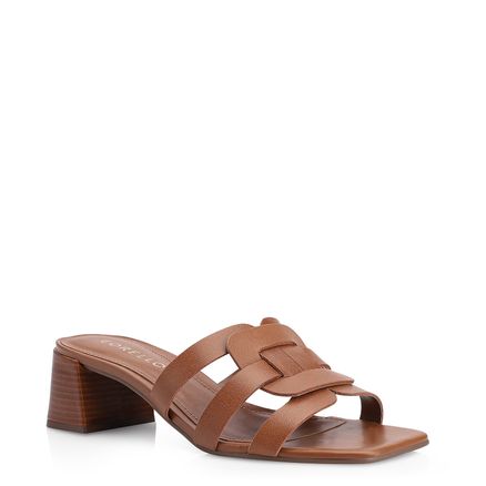 Mule - Couro Marrom