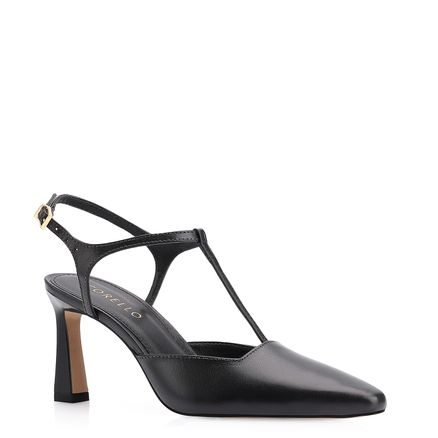 Scarpin - Couro Preto