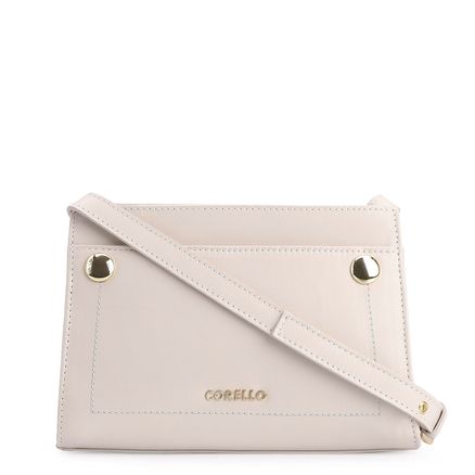 Bolsa Transversal - Couro Off White