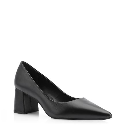 Scarpin - Couro Preto