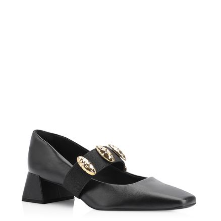 Scarpin - Couro Preto