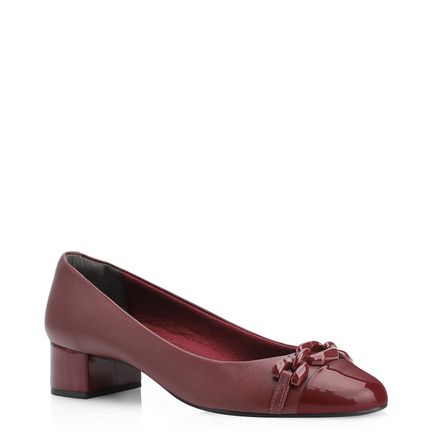 Scarpin - Alt Vinho/Verniz Vinho