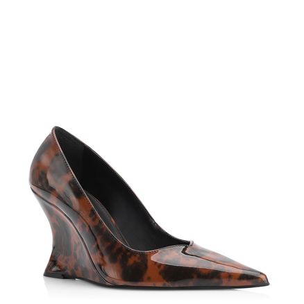 Scarpin Anabela - Verniz Tartaruga