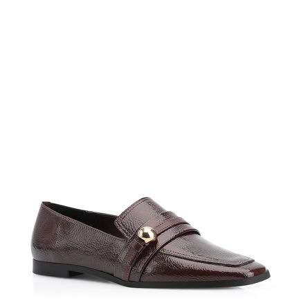 Mocassim - Verniz Vinho Escuro