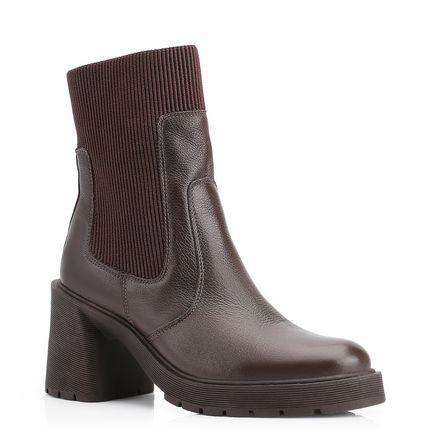 Bota Chelsea - Couro Marrom