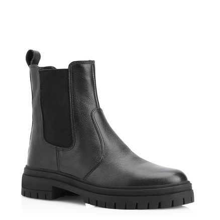 Bota Chelsea - Couro Preto