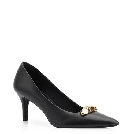 Scarpin - Couro Preto