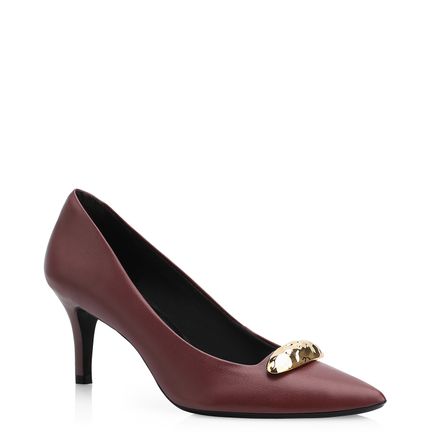 Scarpin - Couro Vinho