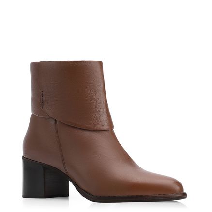 Bota - Couro Pelica Marrom Escuro