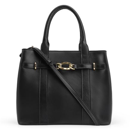 Bolsa Tote Bridão - Couro Preto