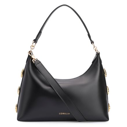 Bolsa Hobo - Couro Preto