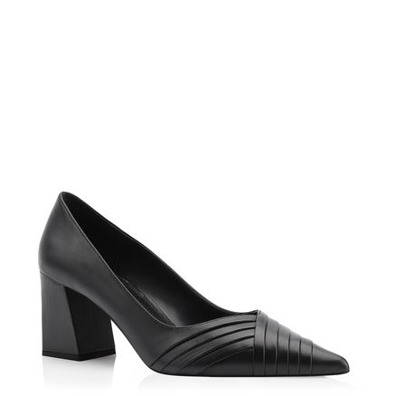 Scarpin - Couro Preto