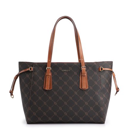 Bolsa Sacola - Alt Monograma Marrom