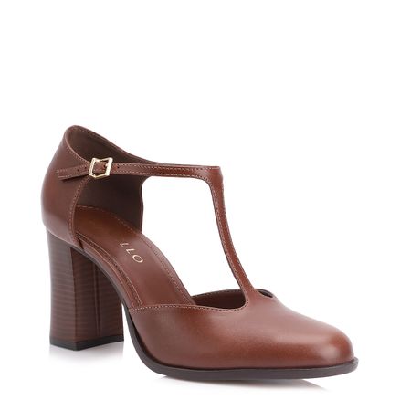 Scarpin - Couro Marrom