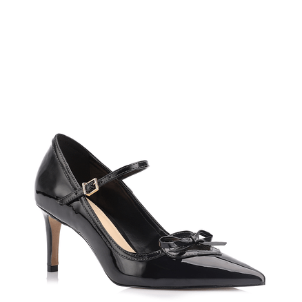 Scarpin Laço - Verniz Preto