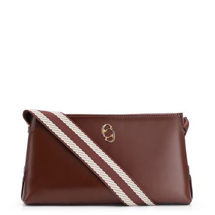 Bolsa Transversal - Couro Marrom