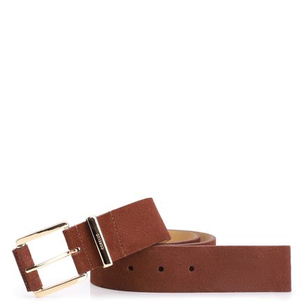 Cinto - Couro Camurça Marrom Escuro