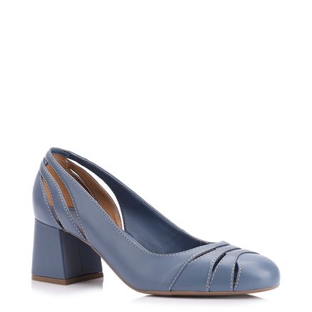 Scarpin - Couro Azul