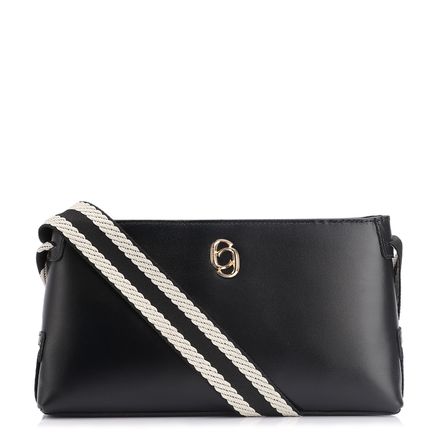 Bolsa Transversal - Couro Preto