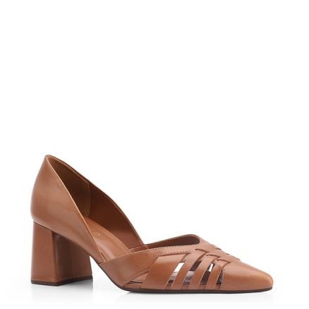Scarpin - Couro Marrom