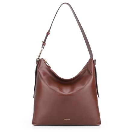 Bolsa Hobo - Couro Marrom